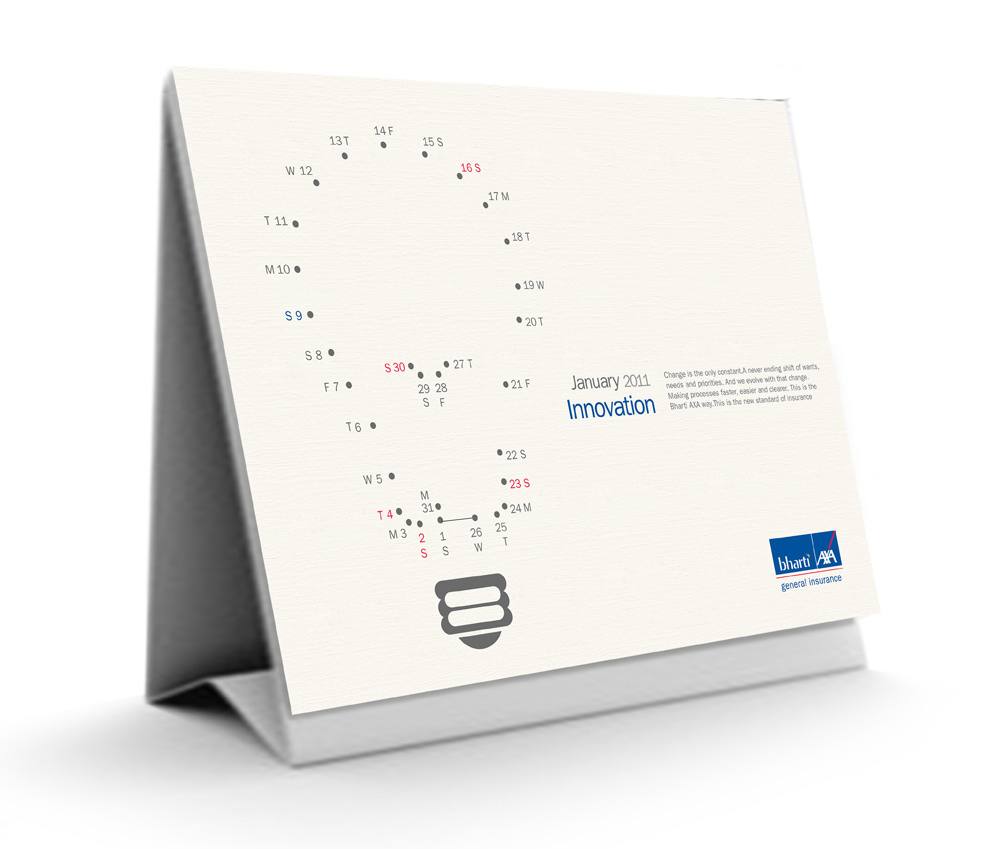 Bharti axa - calendar — project image 2