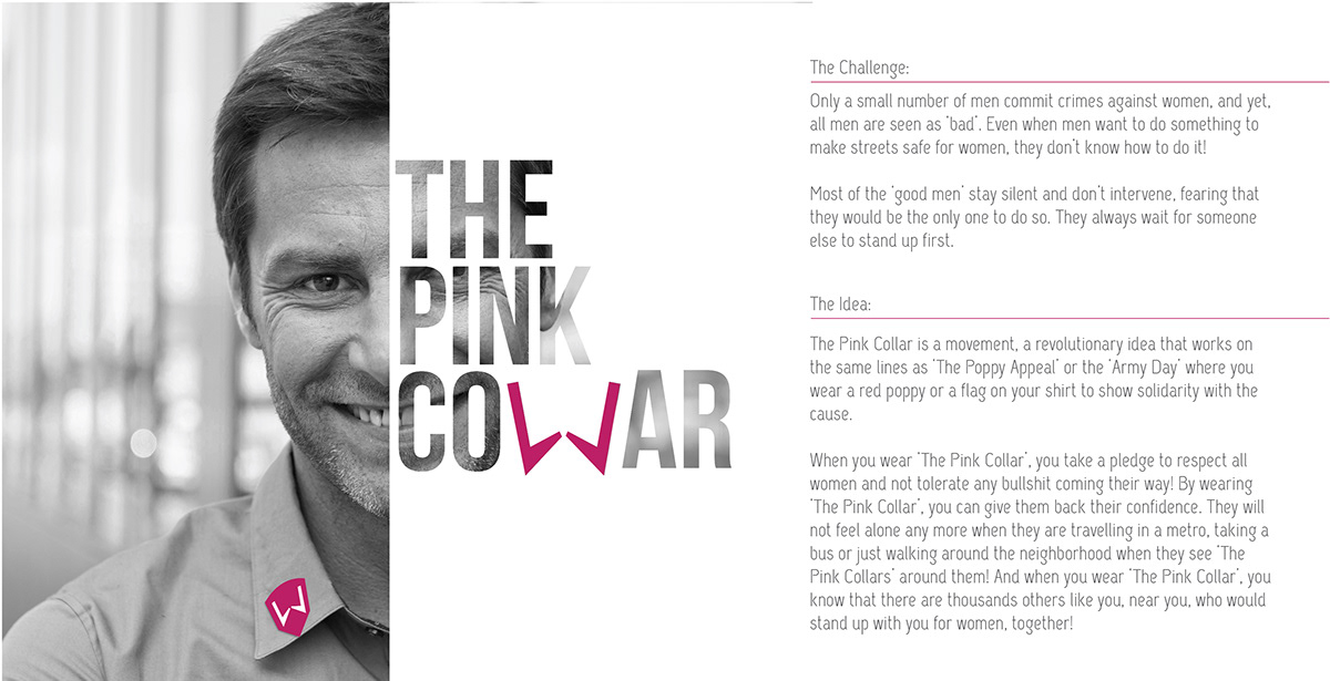 The pink collar - woman safety — project image 1